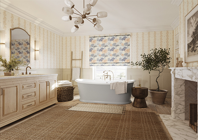 Coco, Petal - Twist&Fit Roman Blind - Image 6